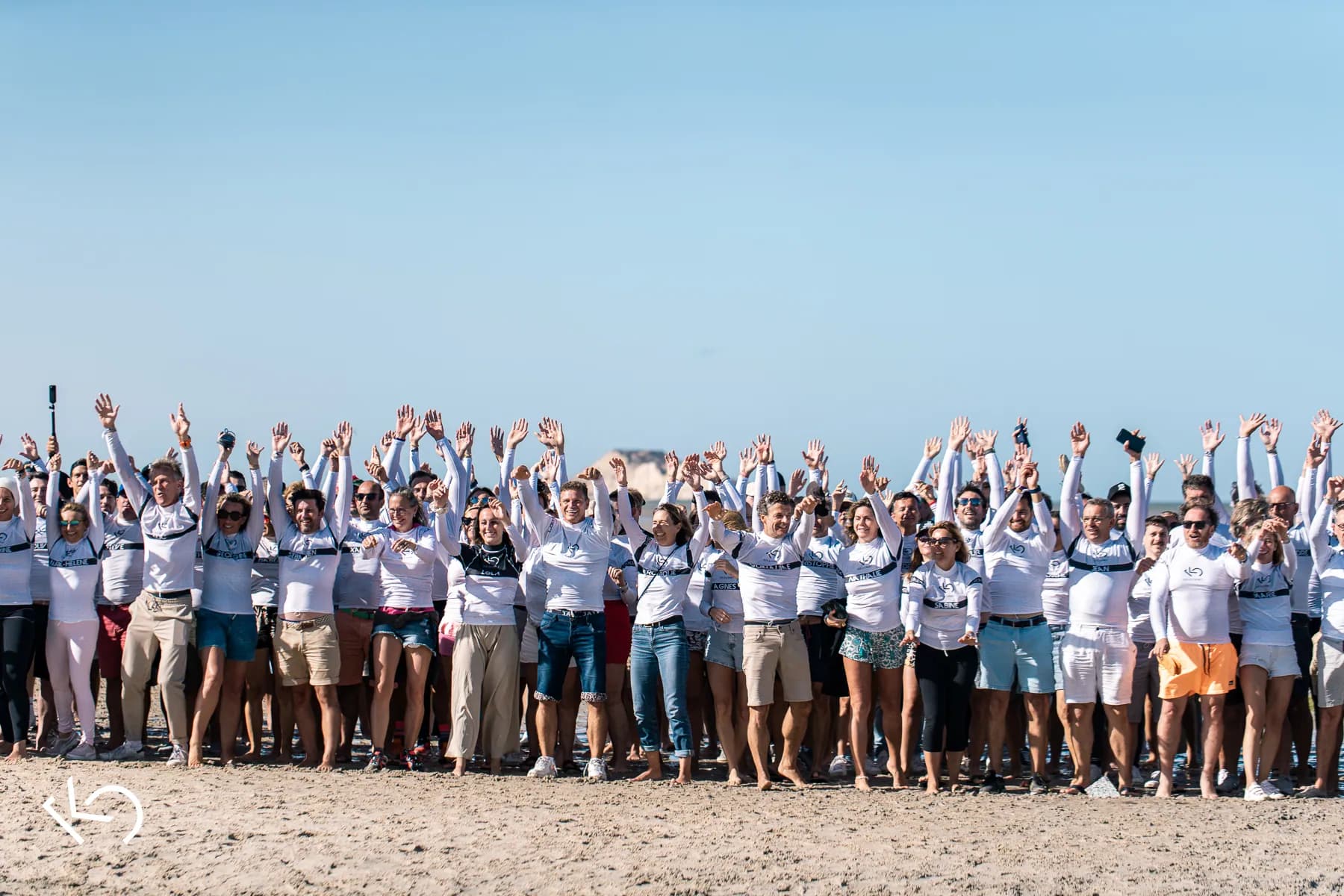 Photo de groupe sur un Business Camp
